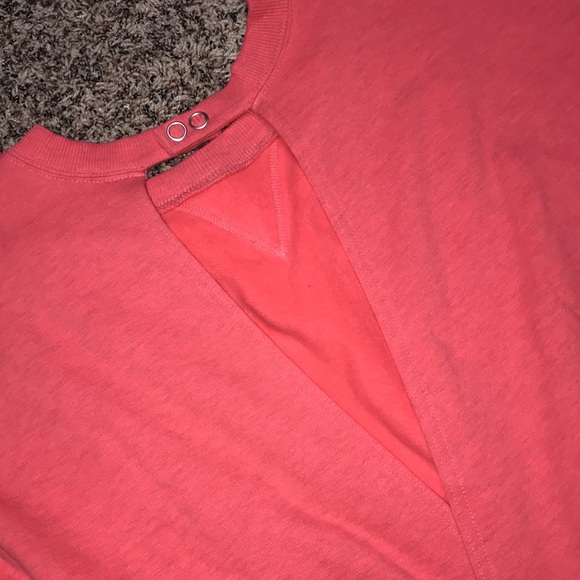 Women's Pink Sweatshirt and Shorts Set - Picture 8 of 11